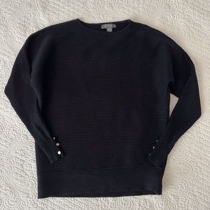 Primark Ribbed Dolman Sleeve Black Sweater XXS